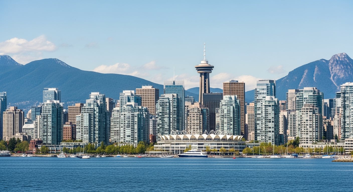 Beautiful Vancouver skyline